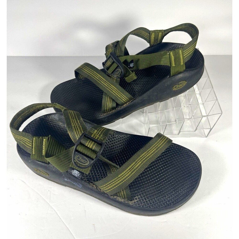 Chaco Men’s Strappy Sport Sandals Green/Black Size 10 (EU 43 UK 9) J106549W